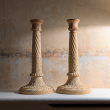 Load image into Gallery viewer, Schiller & Gerbing Caneware Candlesticks