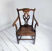 Load image into Gallery viewer, Welsh Country Chippendale Armchair