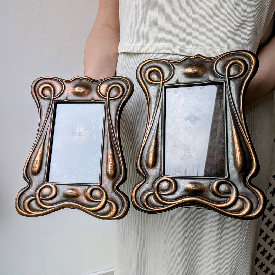 Art Nouveau Copper Frames