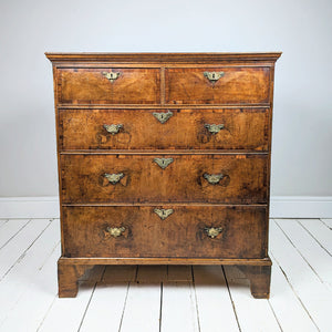 George II Walnut Chest of Drawers